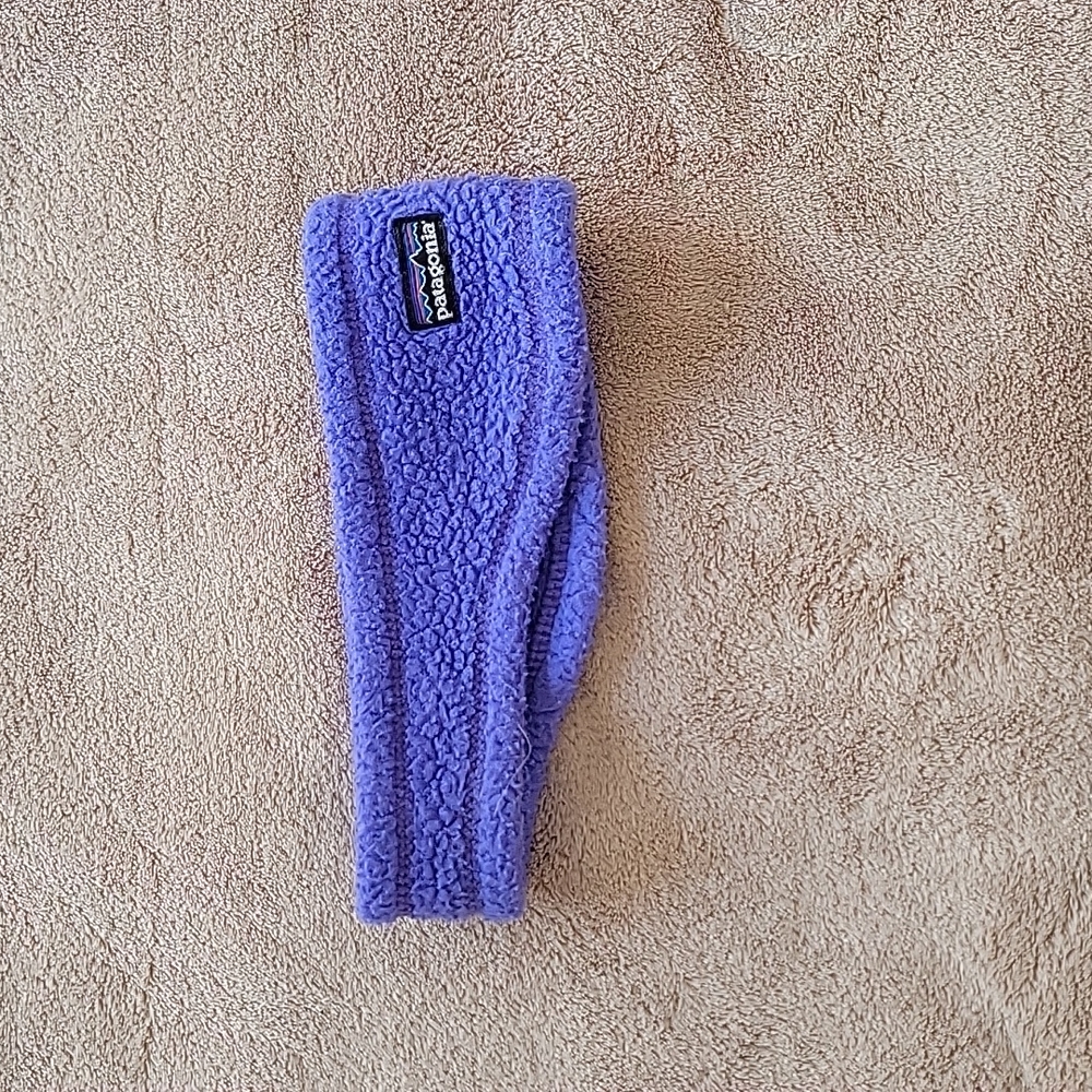 Patagonia Vintage Fleece Headband Purple Kids/Women's
